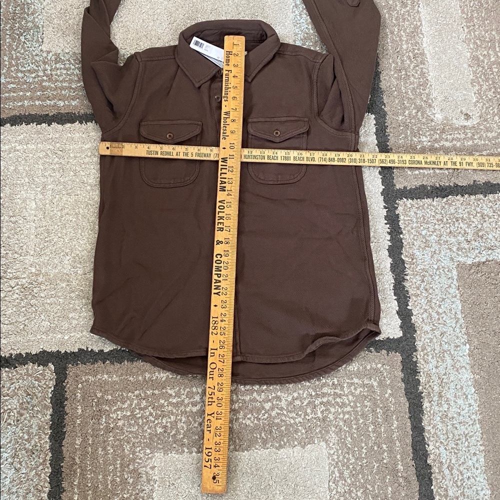 Outerknown Brown Casual Button Down Shirt - image 8